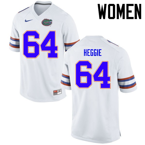 Florida Gators Women #64 Tyler Jordan College Football Jerseys White